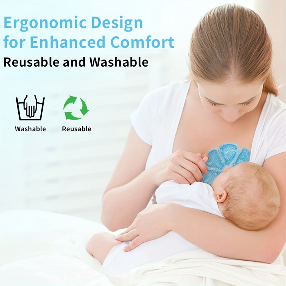 Set of 2 Hot Cold Breast Pads for Nursing Mothers PVC Breastfeeding Support