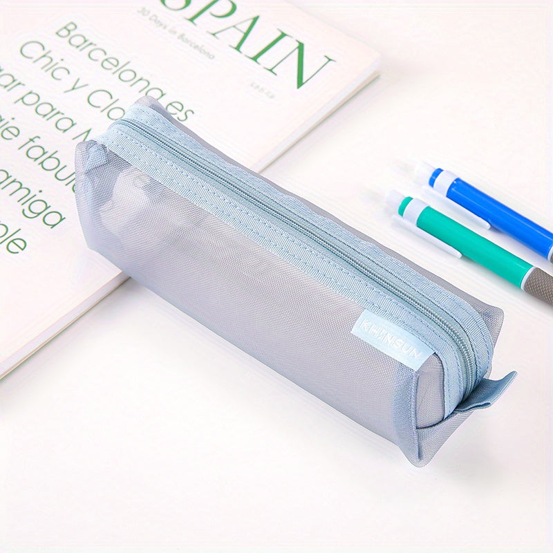 Mesh Pencil Case for Middle School High School Office Supplies