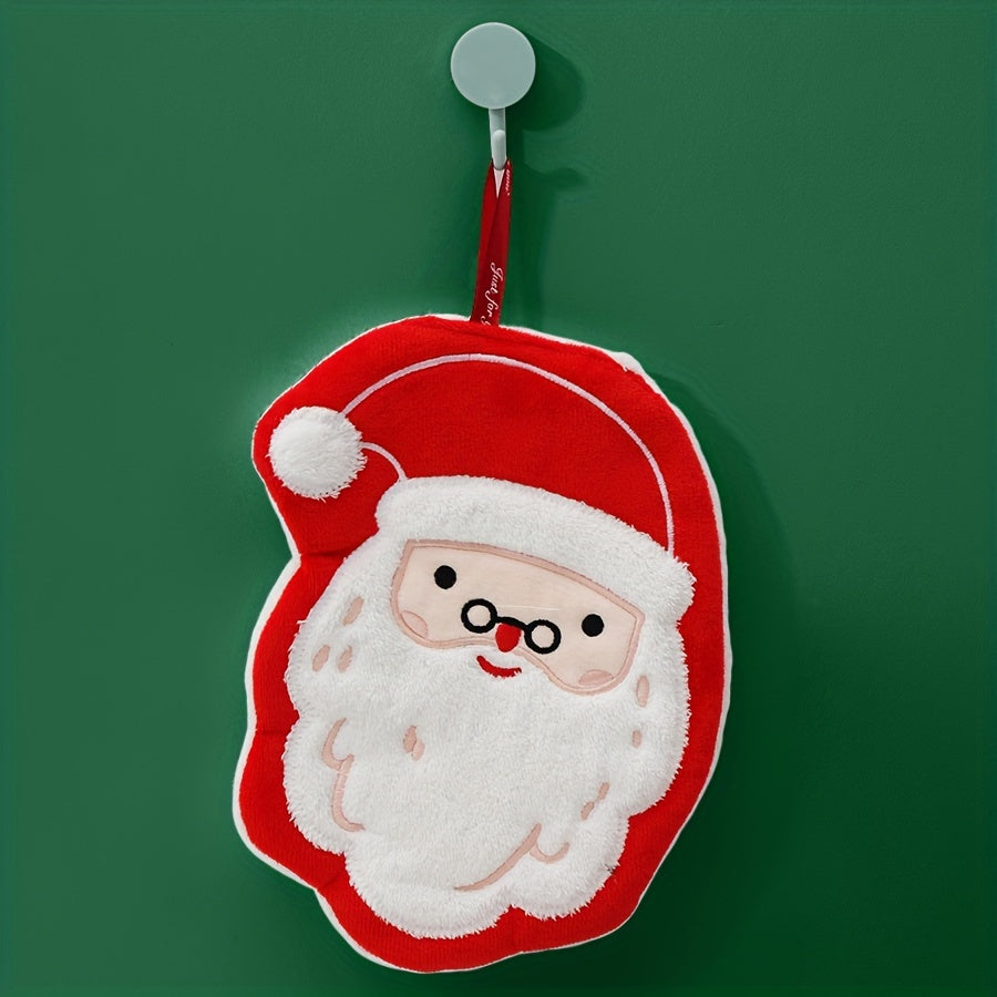 Yumshoq, bayramona qo'l sochiq, multfilm dizayni bilan, bayram sovg'alari va bezaklar uchun ajoyib.