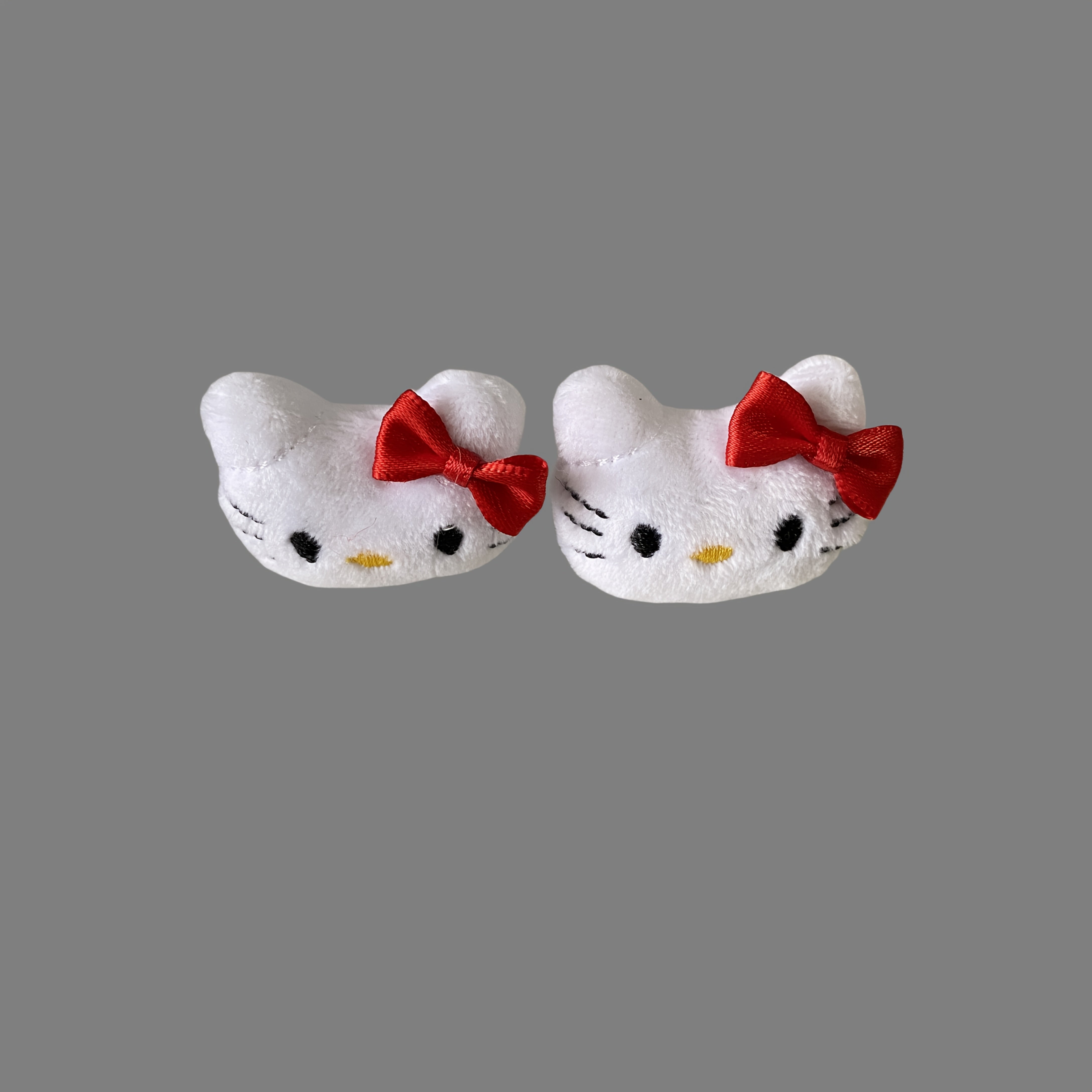 Kids Plush Shoe Laces 2/4pcs 3D Hello Kitty Sneakers Decorative