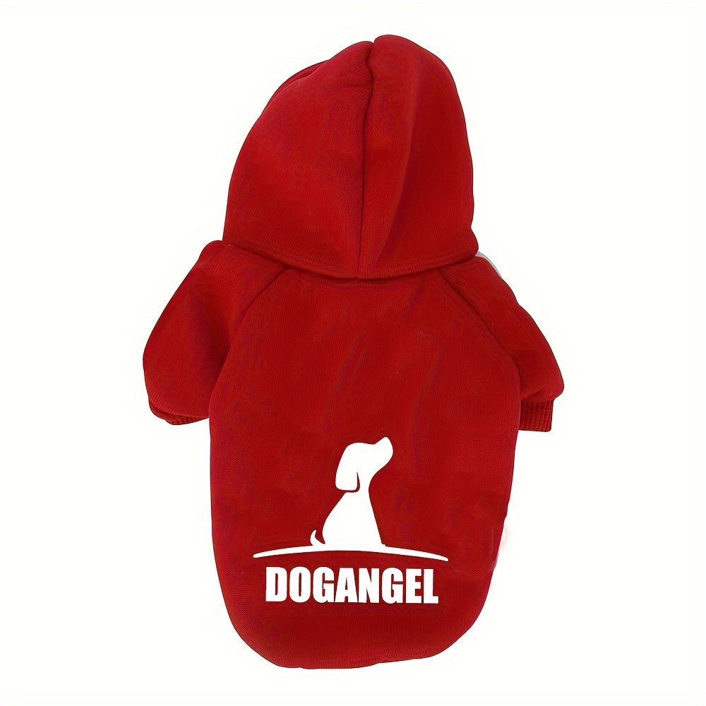 Dog Hoodie Pullover for Medium and Large Dogs All-Season Polyester Fashionable Pet Sweater