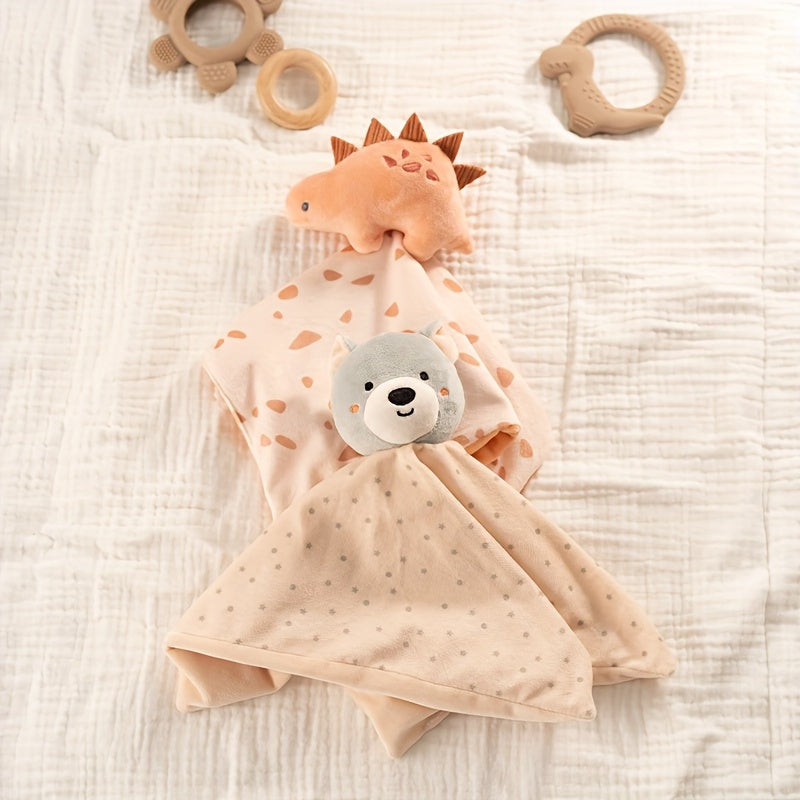 Мягкая игрушка в виде мультяшного животного с одеялом - отличный праздничный подарок для детей, мягкая и уютная