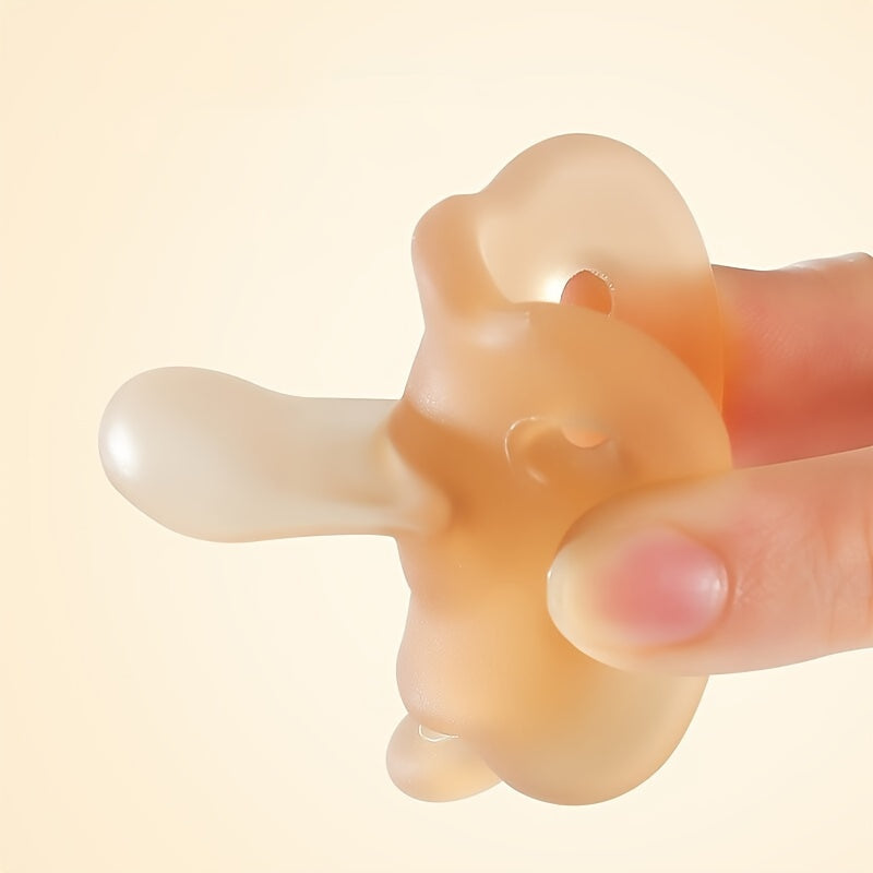 Набор успокаивающих предметов из пищевого силикона для детей - подходит для дневного и ночного использования, комплектуется пылезащитным чехлом и противоударной цепочкой, в цвете хаки.