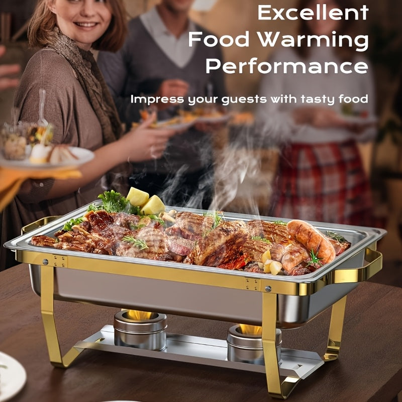 Set de buffet de olla caliente de 2 piezas, kit premium de 8QT para cumpleaños, bodas y fiestas