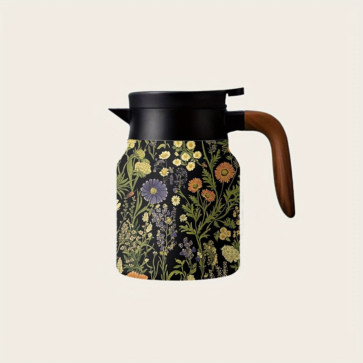 Flower Themed Stainless Steel Tea Infuser with High Capacity for White Tea