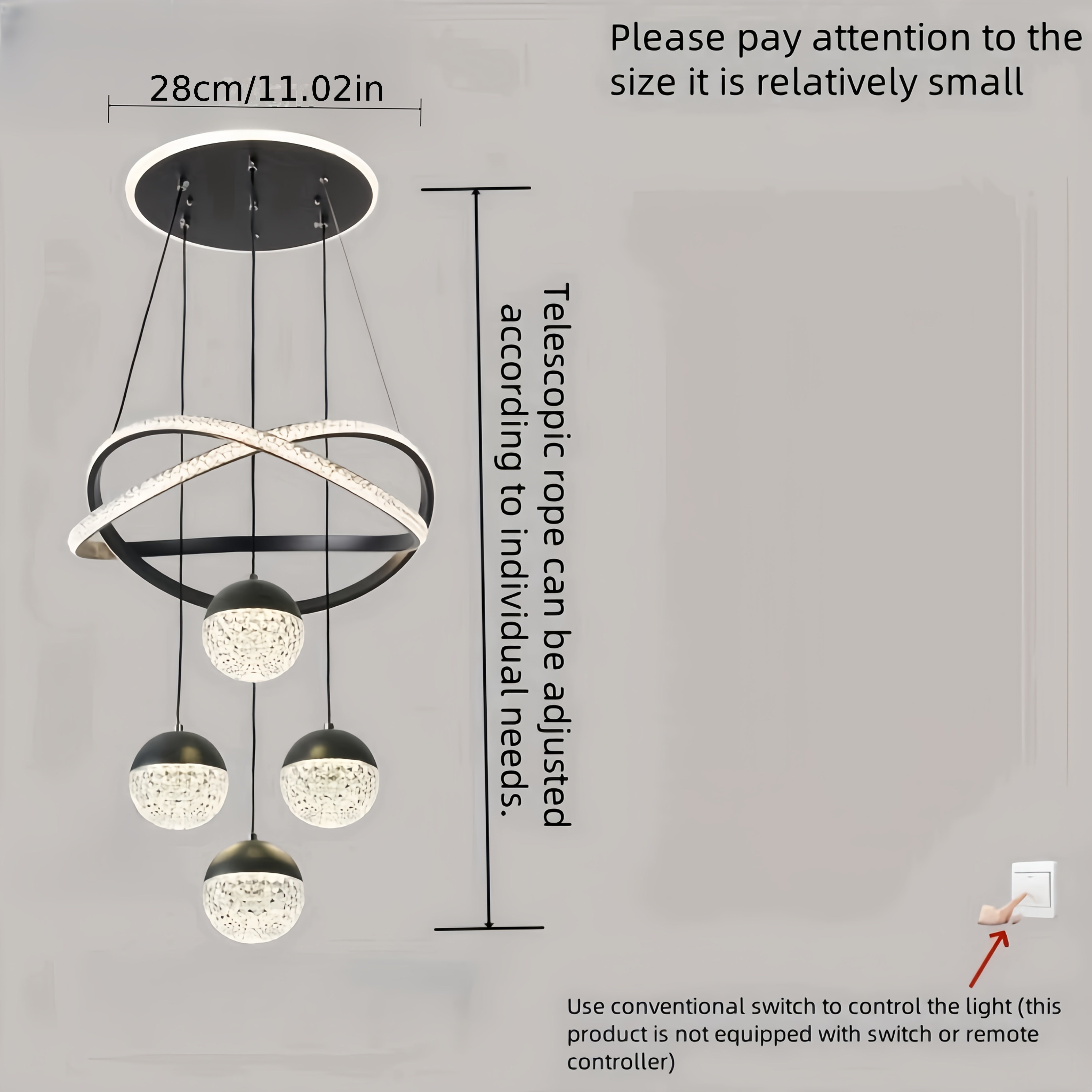 Modern LED Lamp for Dining Rooms Living Rooms and Commercial Spaces