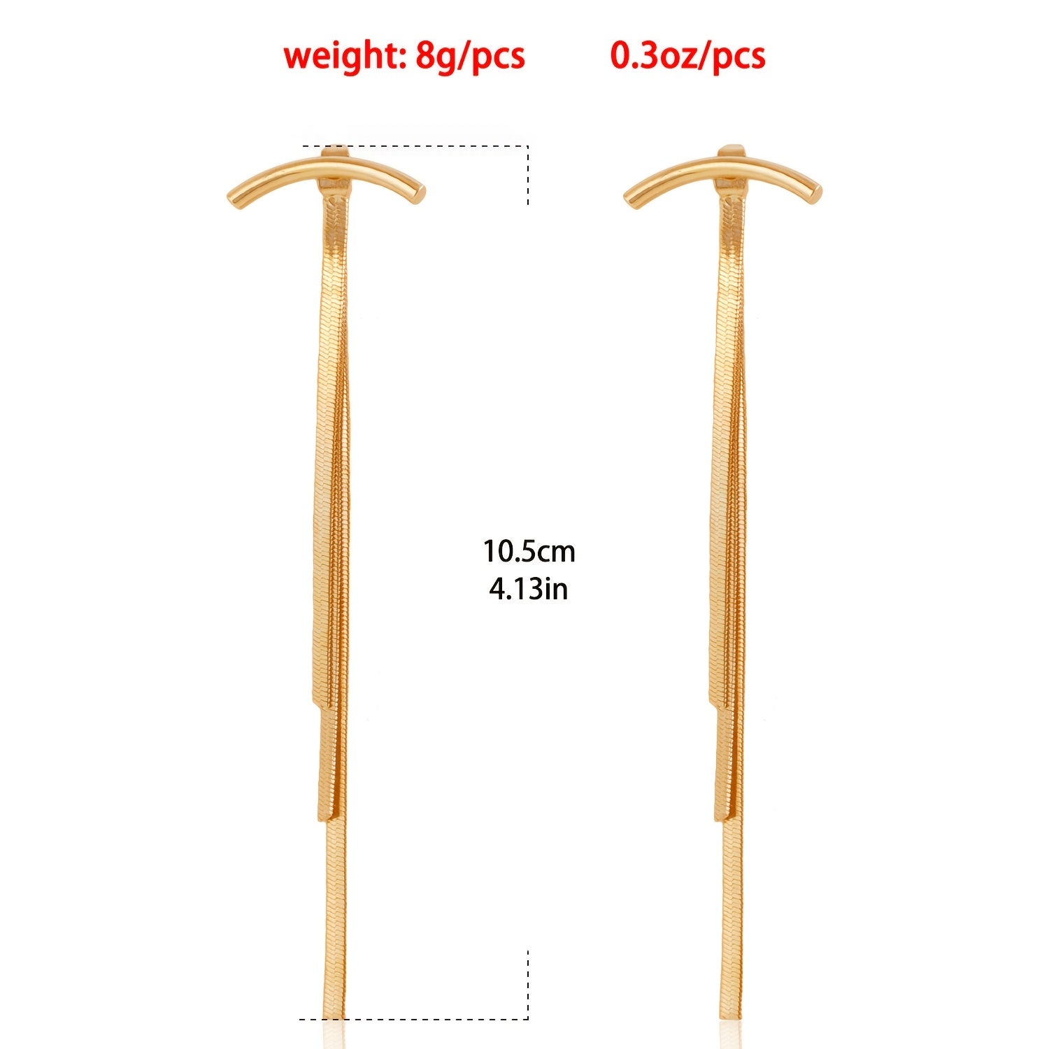 Zarif Vintage Ilhomlangan Uzoq Ilon Suyak Qulflari - 2 ta to'plam, UV Qoplangan Qotishma va Noxush Po'latdan Yasalgan, Kundalik Kiymak va Bayramlar Uchun Mukammal, Yupqa va Sovuq Usulda, Qo'shimcha Zariflik Uchun Quloq Qulflari Bilan.