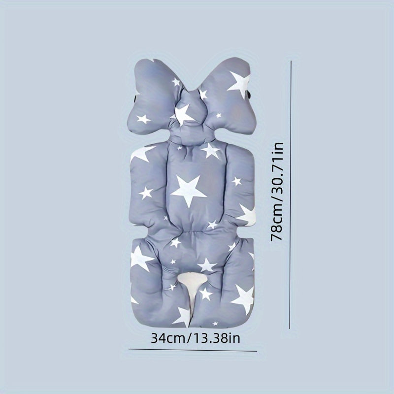 Breathable Soft Stroller Pad with Cute Pattern and Extra Thickness