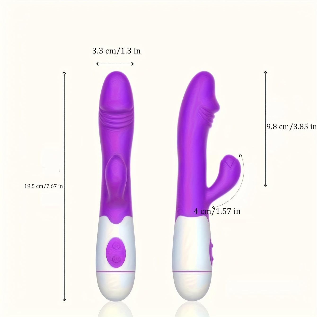 Female Silicone G-Spot Vibrator with 30 Modes for Beginners and Couples