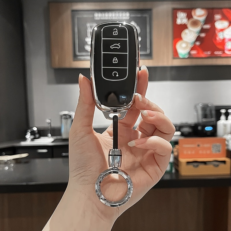 Premium TPU Key Fob Cover Case for Cars Scratch-Resistant Keychain Accessory