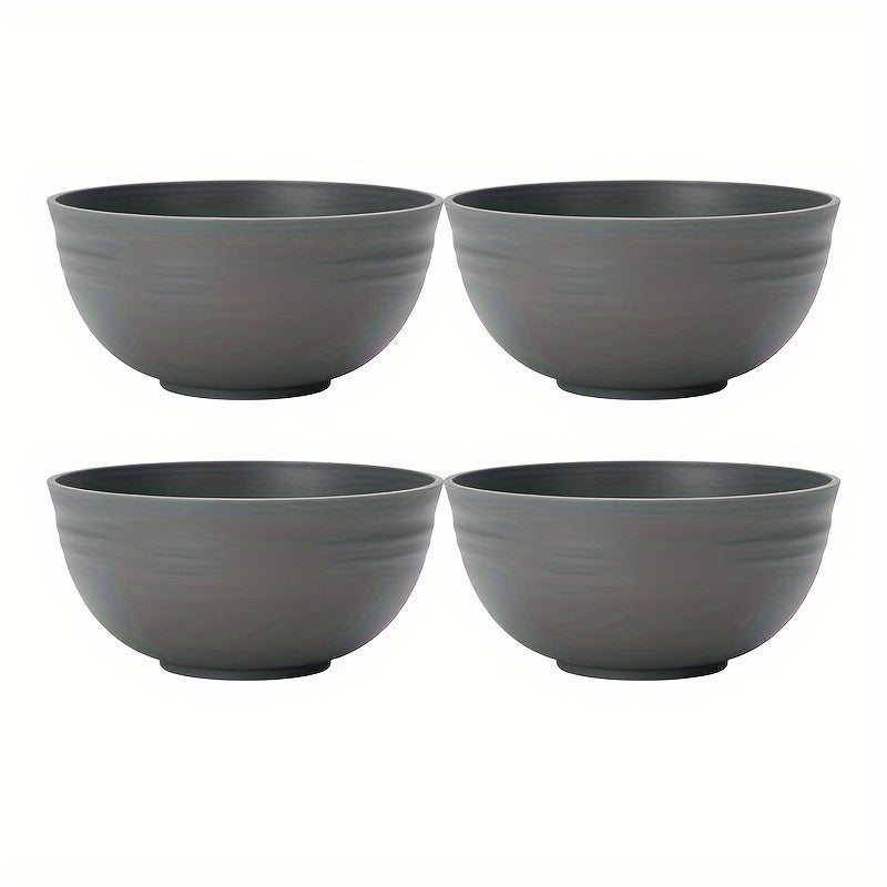 Plastic Bowls Set Microwave Safe Durable Food Storage Kitchenware