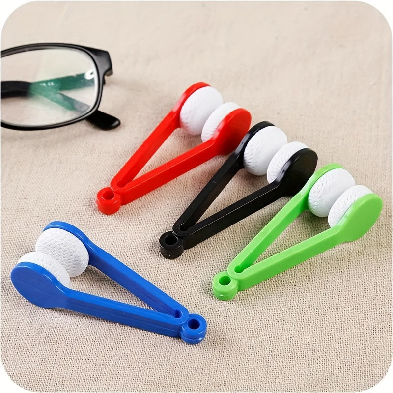 Eyeglasses Cleaning Brush Portable Microfiber Wipe Cleaner Accessories