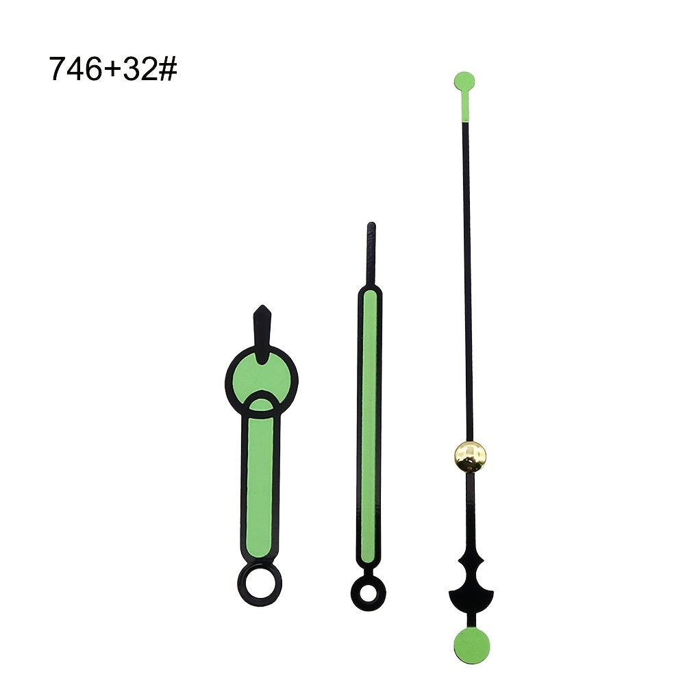 DIY Luminous Wall Clock Kit - Quartz Movement Glow-in-Dark Hands