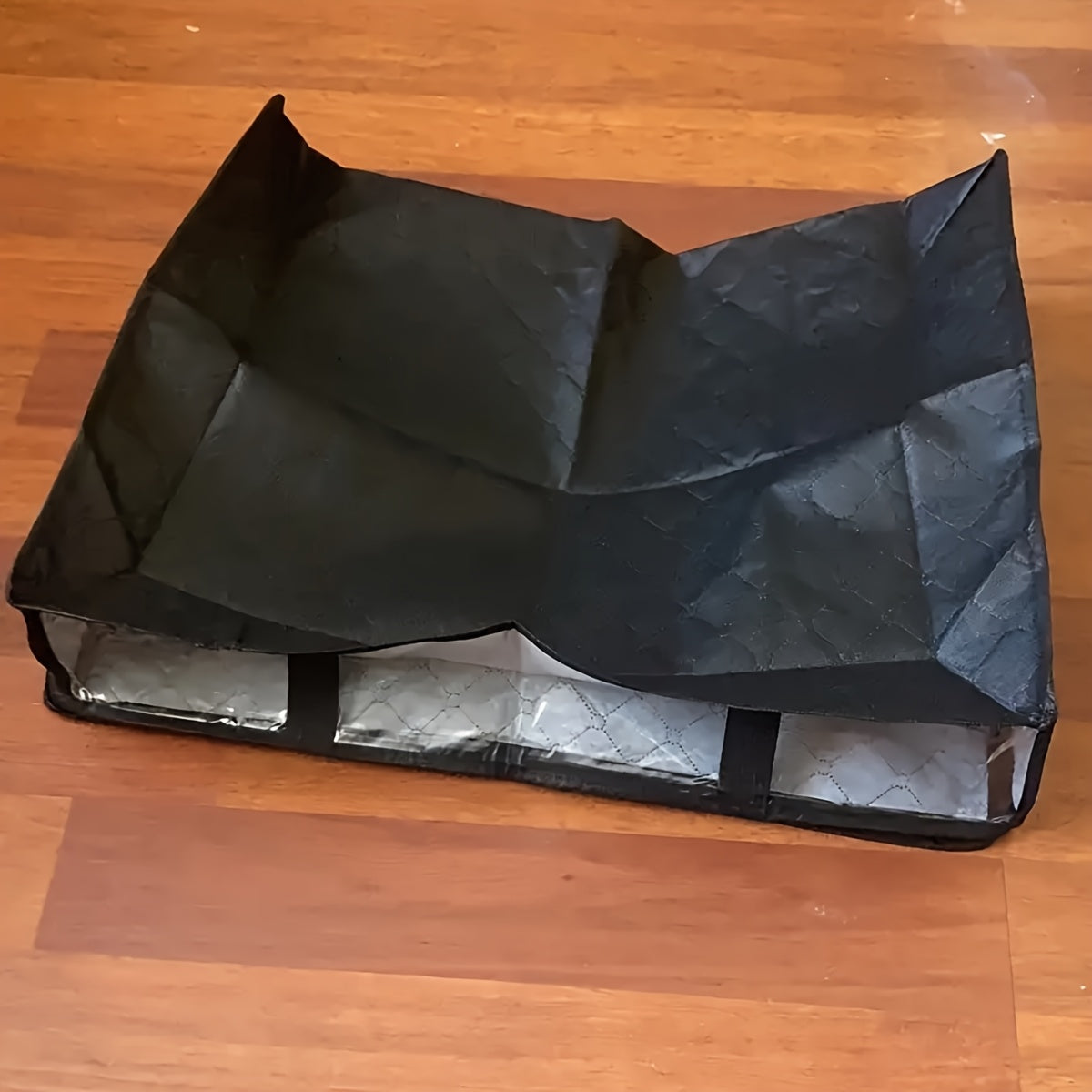 Underbed Storage Bag Set with Moisture-Proof Plastic Windows for Clothes and Blankets