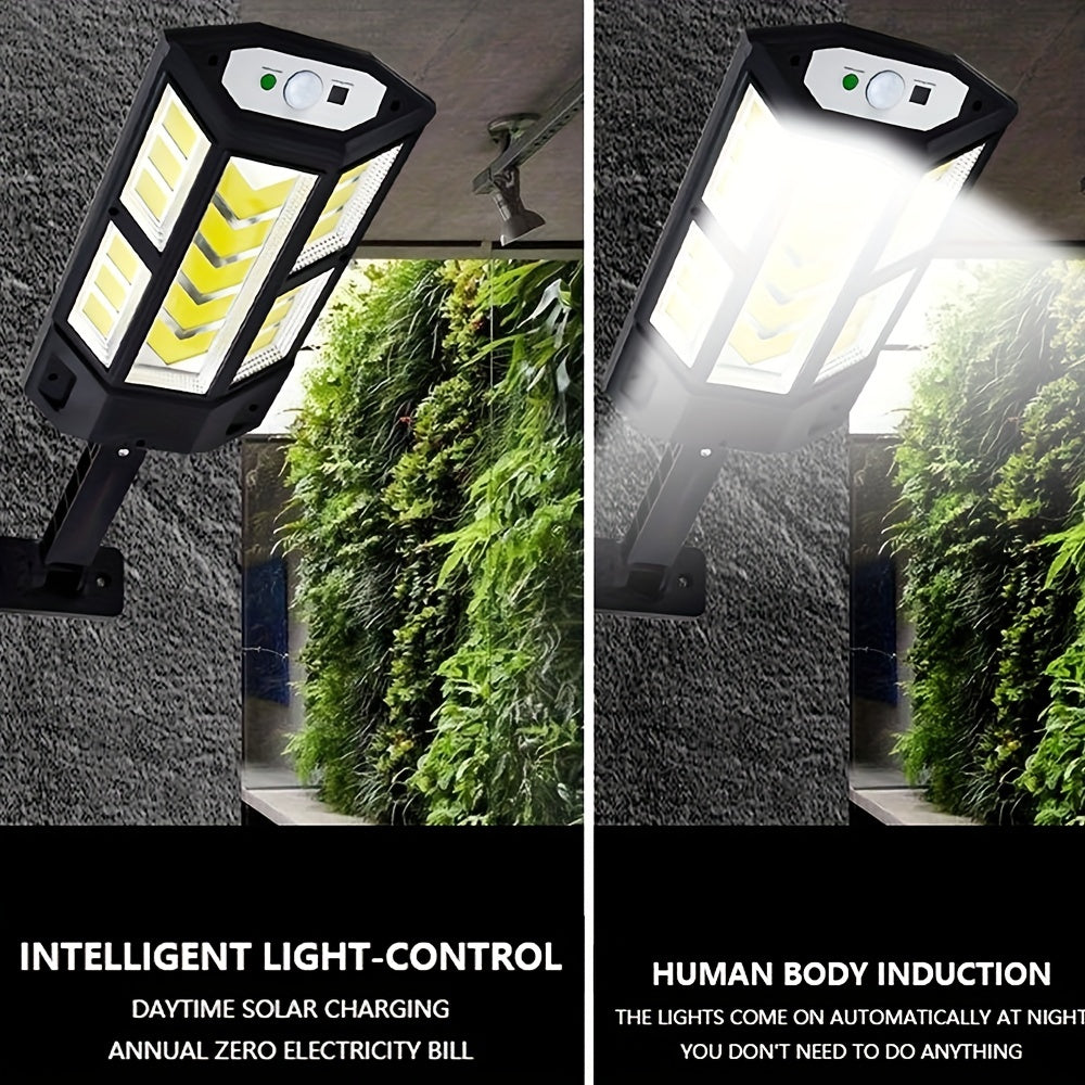 Solar Solar Street Light with Remote Control Motion Sensor Energy Efficient Outdoor Lighting