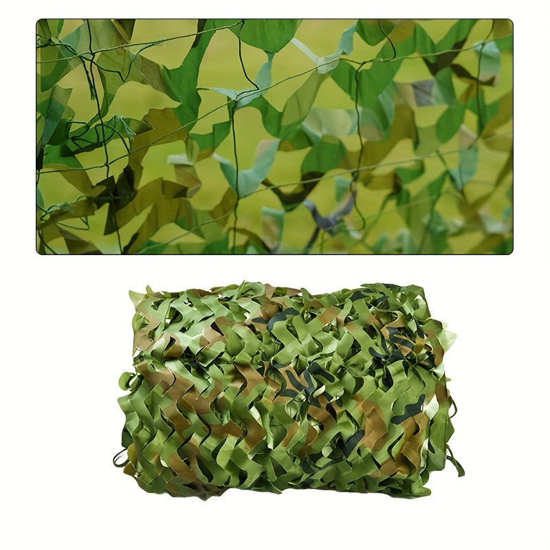 Camouflage Hunting Backstop Net and Ghillie Suit Curtains for Camping and Outdoor Activities
