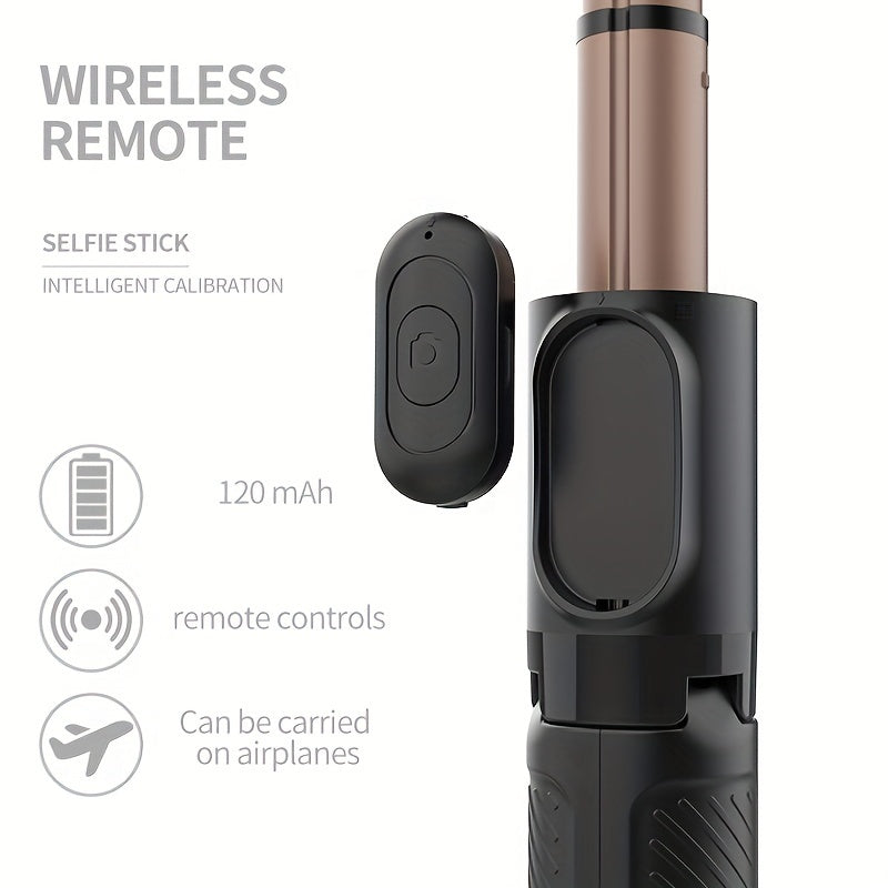 Тренога для стабилизации головы с USB-зарядкой и регулируемым держателем для телефона с поворотом на 270° для прямых трансляций, фотографии и путешествий