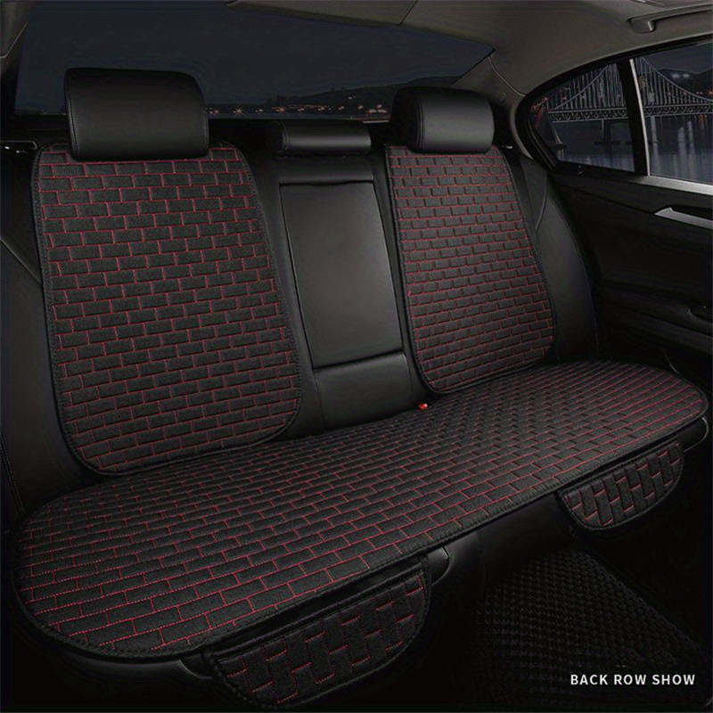 Universal Car Seat Cover Rear Seat Protector Cushion with Headrest