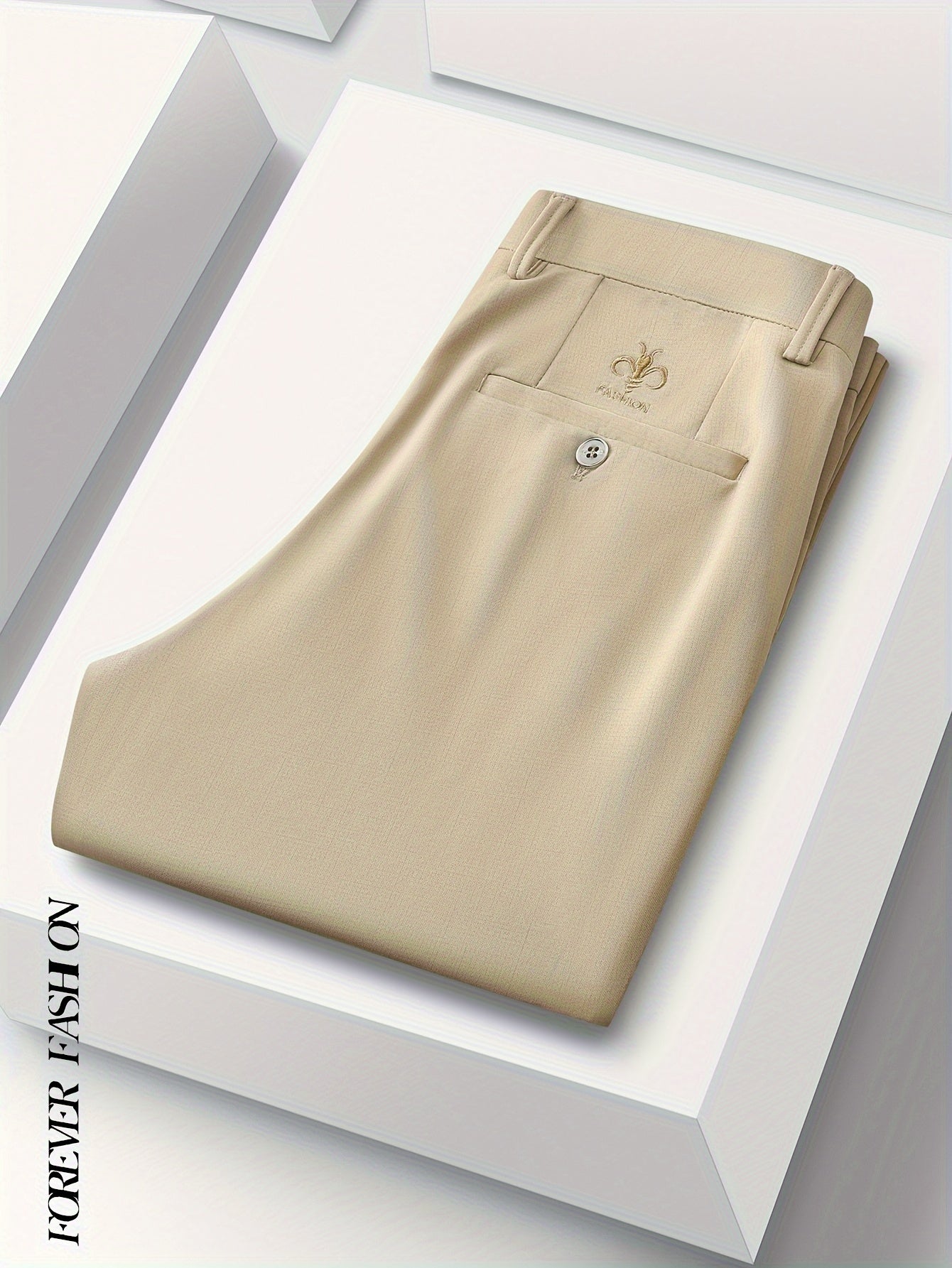 Pantalones de traje con estampado animal para hombre, poliéster elástico, formal, fiesta, boda, exterior, con bolsillos