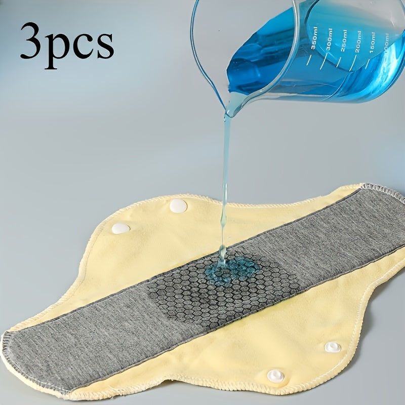 Adult Washable Sanitary Napkins 1/3/5pcs Leak-Proof Urine and Graphene Pads for Elderly