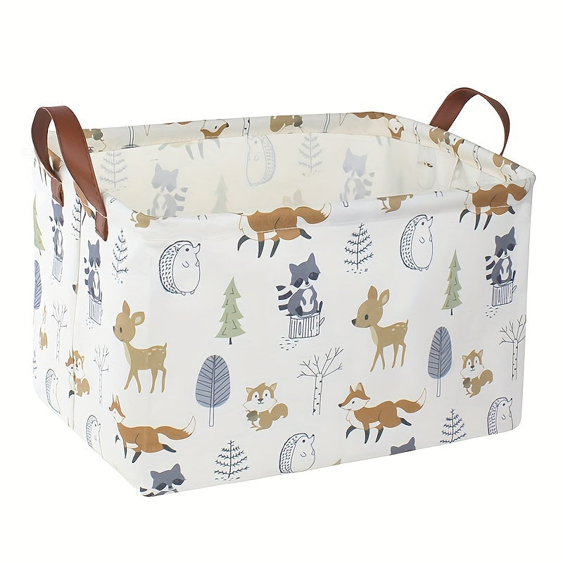 cesta de almacenamiento plegable rectangular para libros, lavandería y uso como regalo