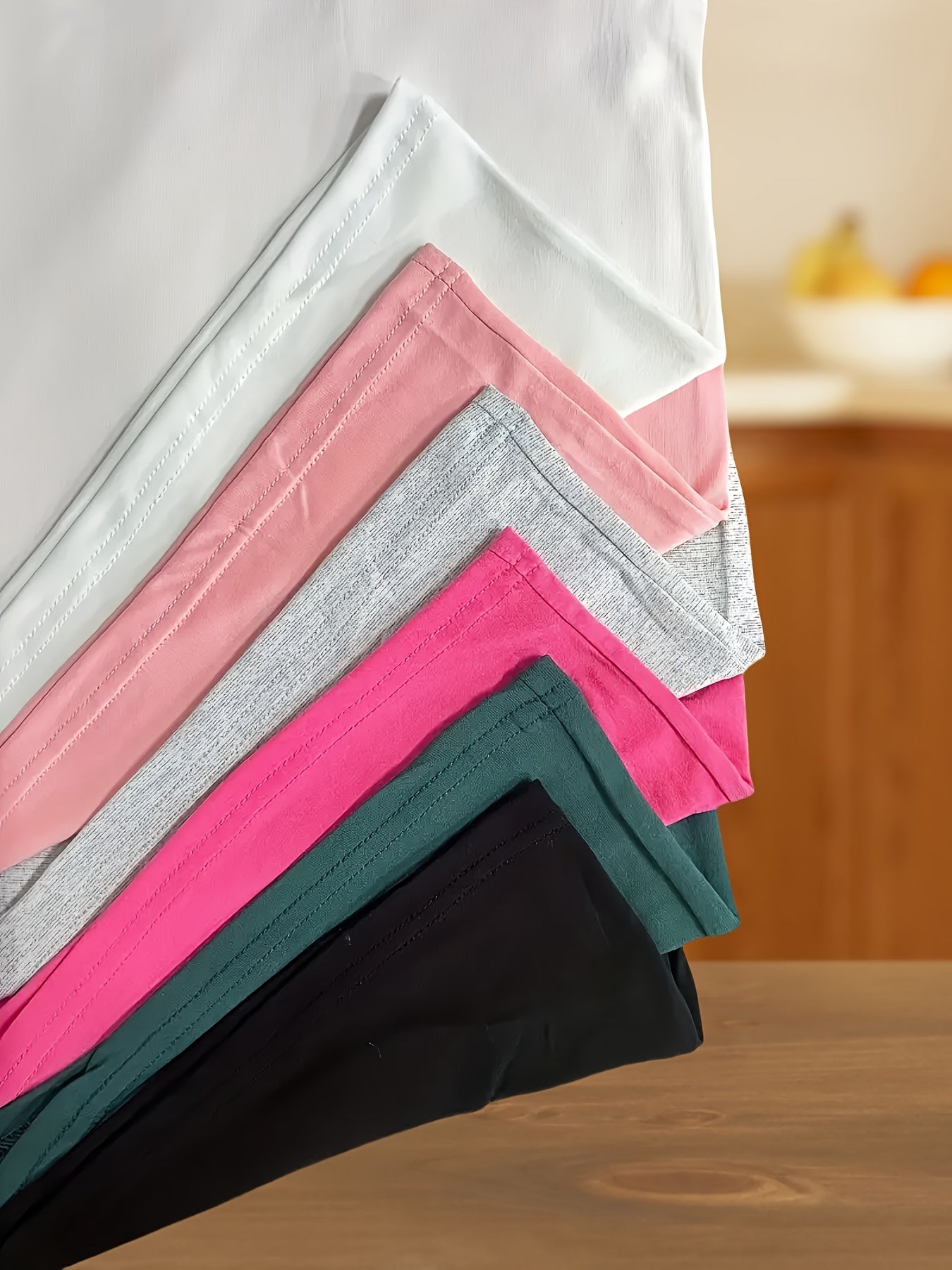 Women's Plus Size Lounge Tops Solid Round Neck Summer Vest Pack of 6