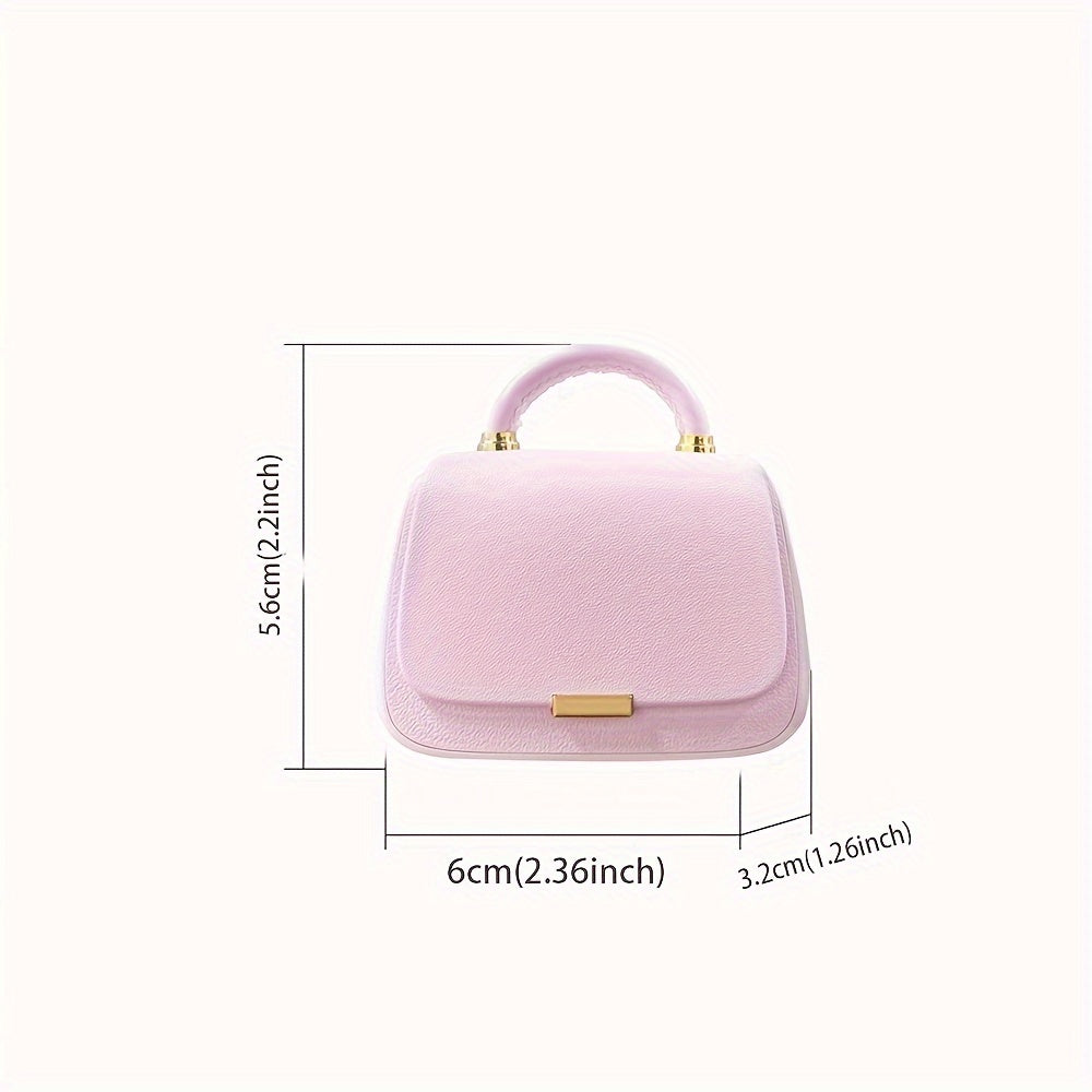 Handbag-Shaped Wireless Headphones ENC Noise Cancellation USB Type-C Microphone Rechargeable Lithium Polymer Battery Portable Cute Design