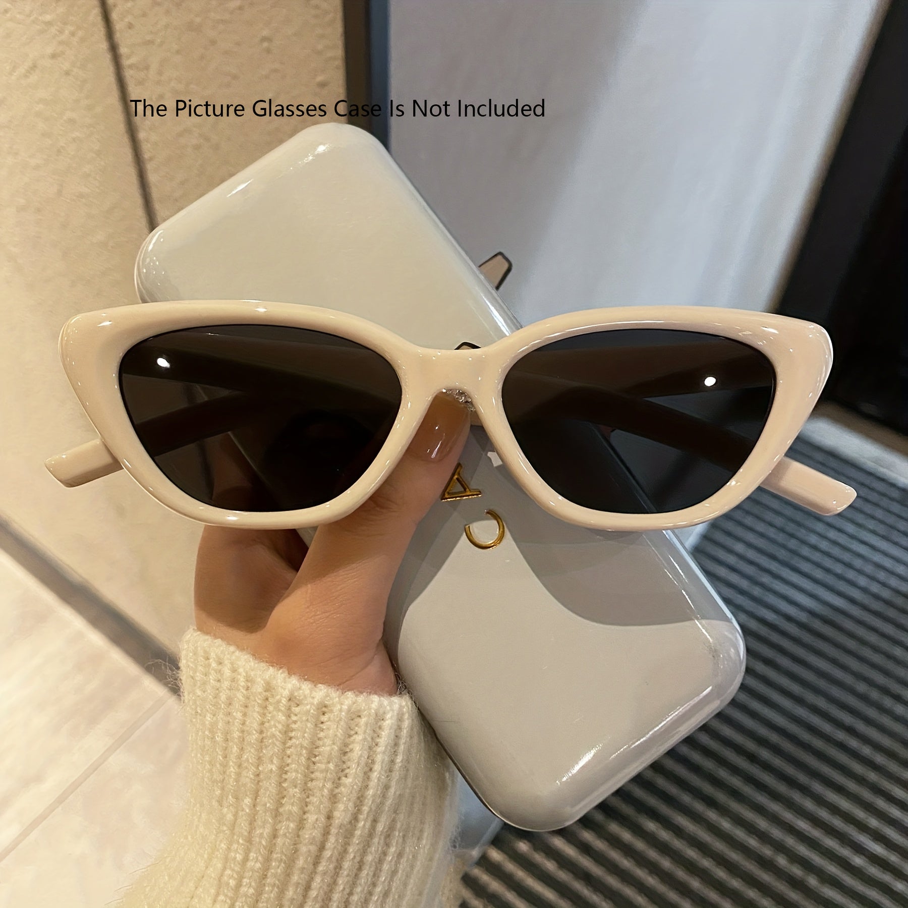 Cat Eye Fashion Glasses with Star Punk Design for Beach Party Hiking and Clubwear