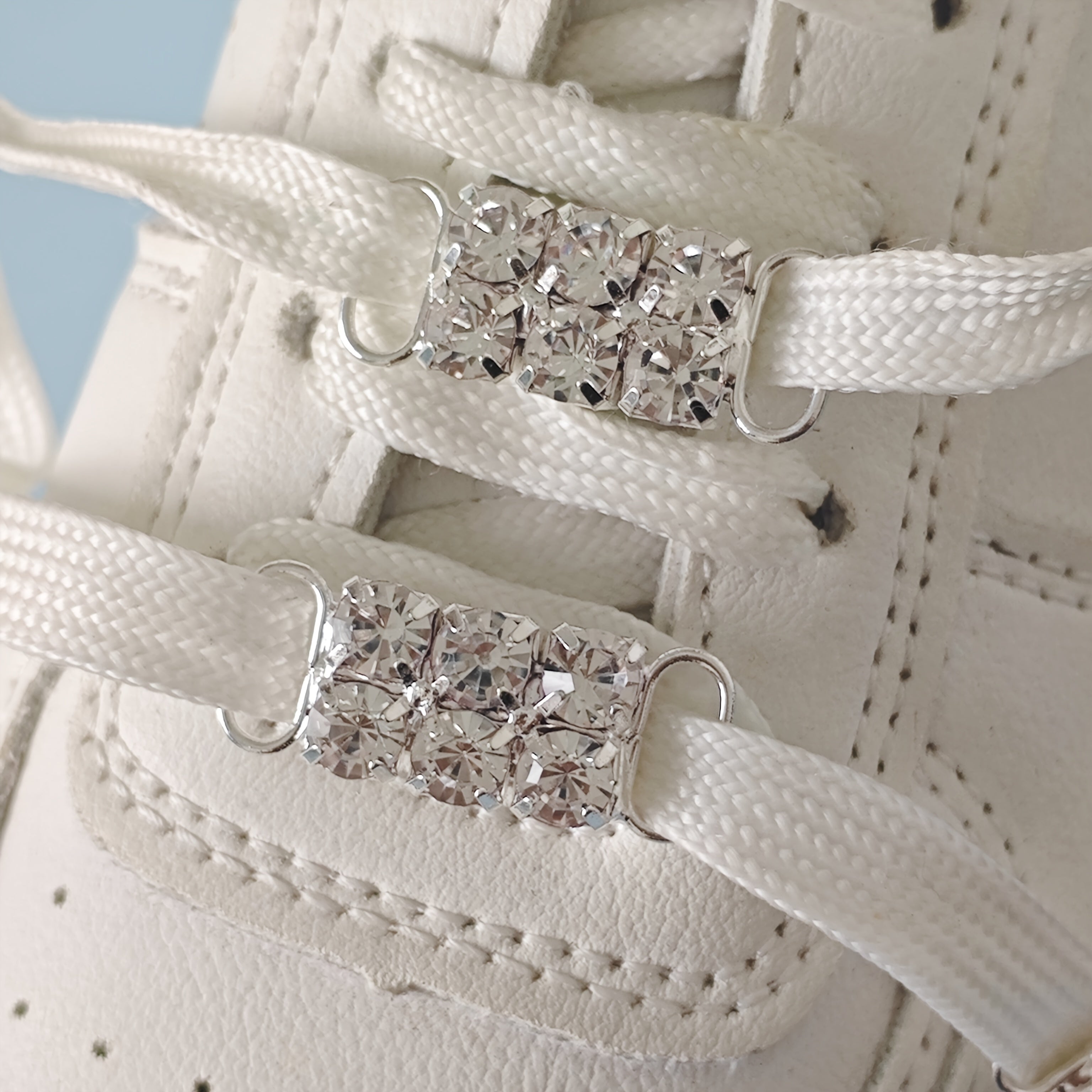 Women's Rhinestone Shoe Laces, Glamorous Decoration for Casual and Sports Shoes