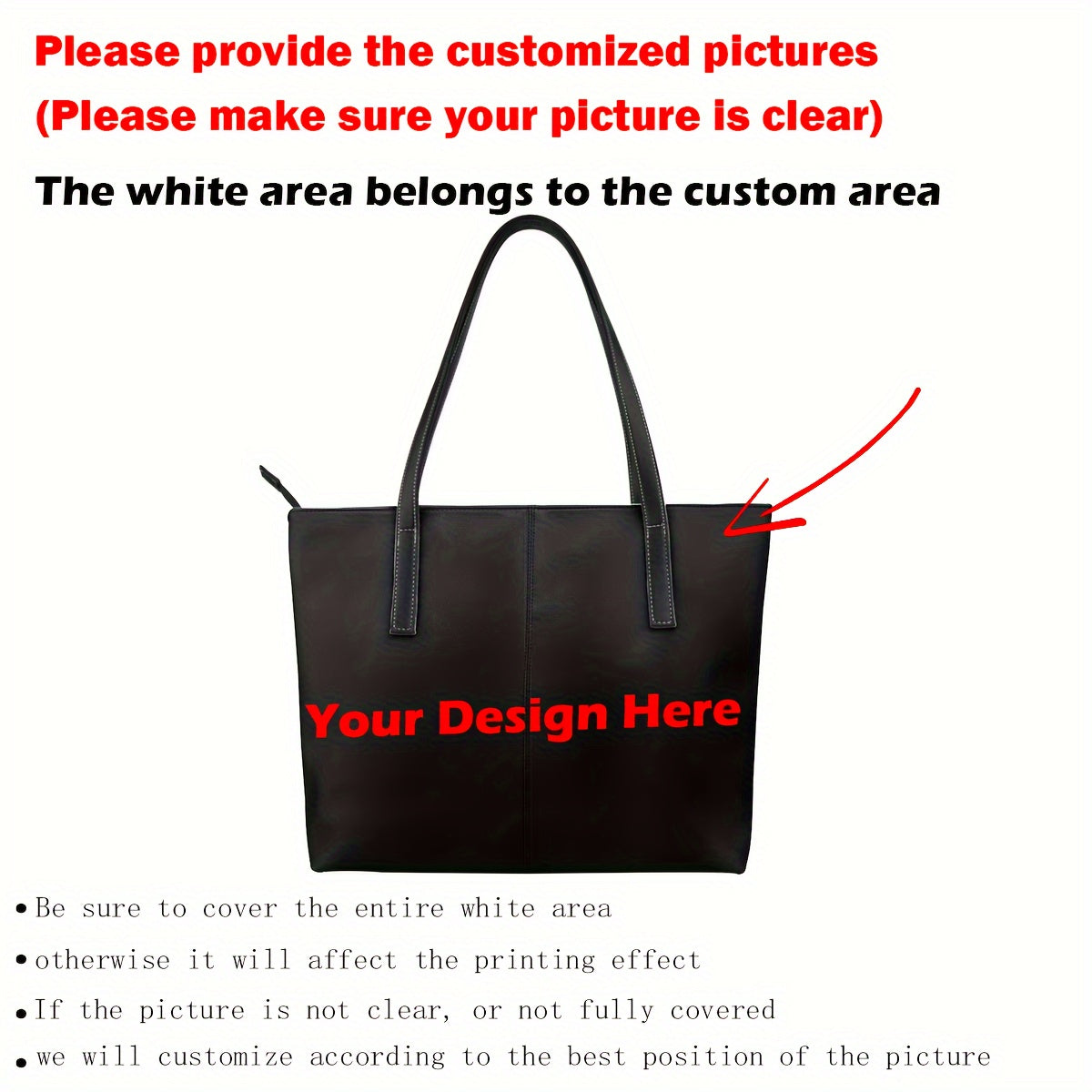 Spacious Microfiber Faux Leather Tote Bag Waterproof Zip Closure for Work Travel