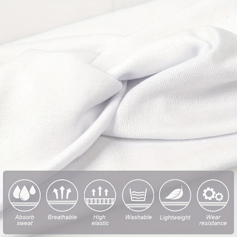 24 ta to'liq rangli keng qirrali bosh bandlar to'plami, sirg'almas elastik, teri so'radigan, yoga, sport zal, sport uchun