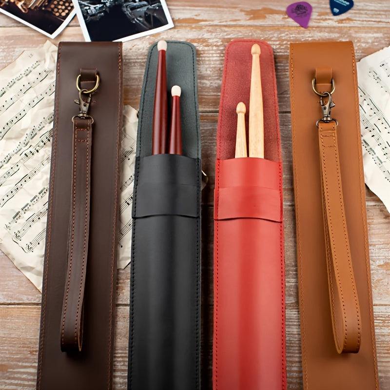 Waterproof Faux Leather Drum Case for Vintage Drums Storage Organizer