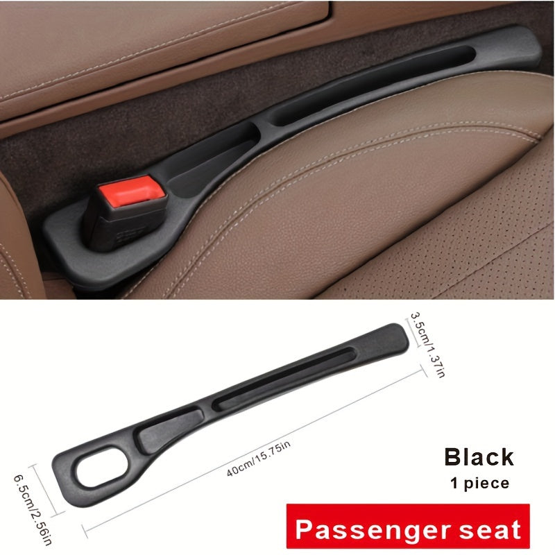 Organizador de almacenamiento a prueba de fugas en poliuretano negro para huecos de asientos de coche