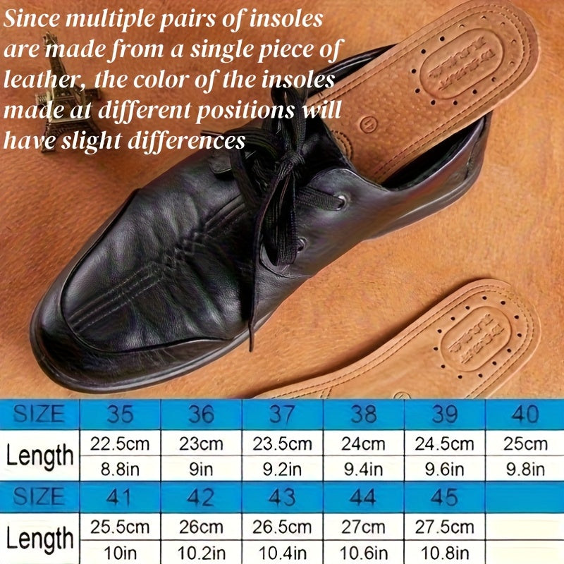 Мужские и женские дышащие стельки из искусственной кожи, впитывающие пот, устойчивые к запаху