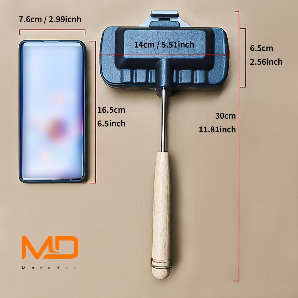 Double Sided Non-Stick Sandwich Maker for Breakfast, Paninis, Waffles
