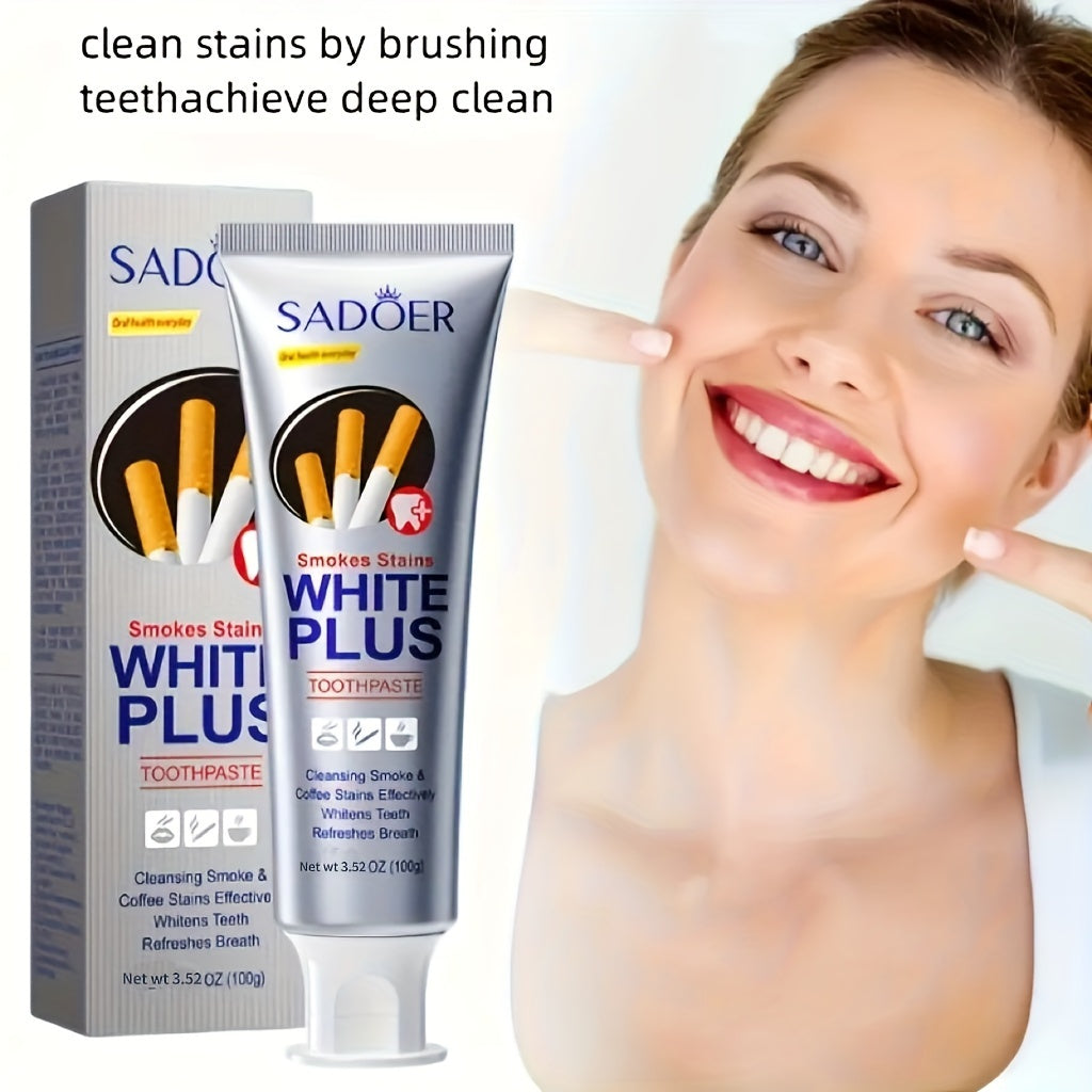 Whitening Toothpaste for Smoking Damage and Fresh Breath, Deep Clean