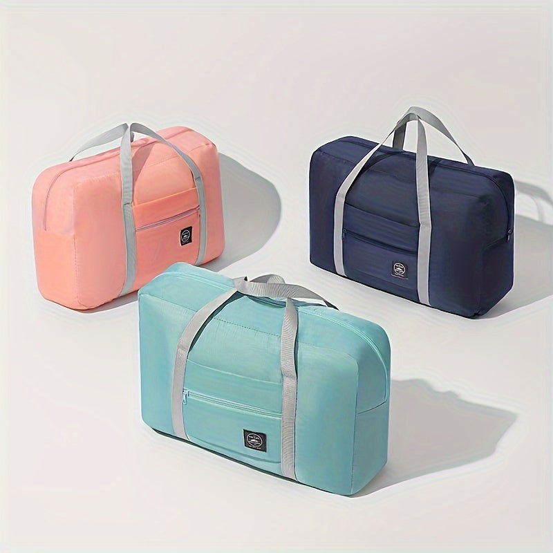 Foldable Storage Bag with Large Capacity for Travel, Office, and Home in Various Colors