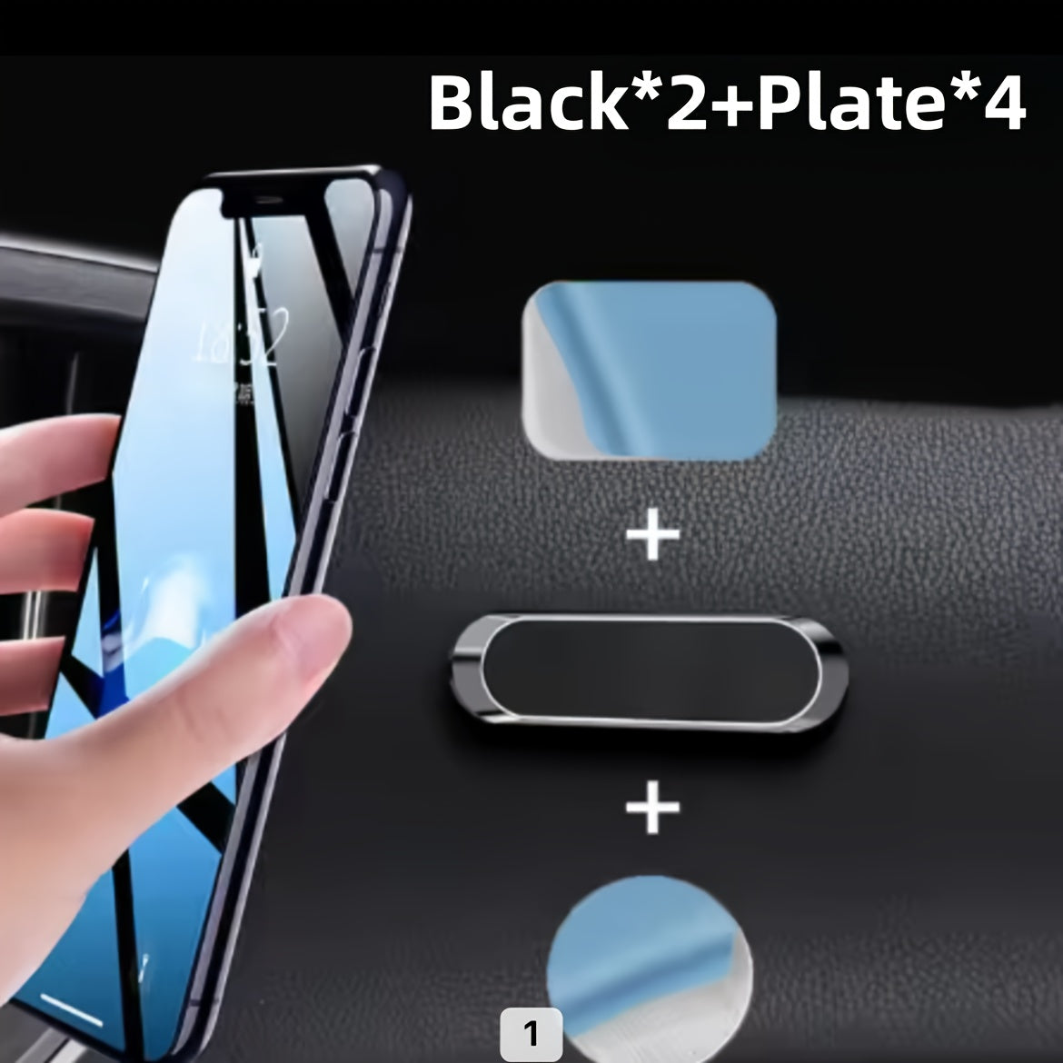 Universal Car Magnetic Phone Holder Strong Back Patch Navigation Multi-Function