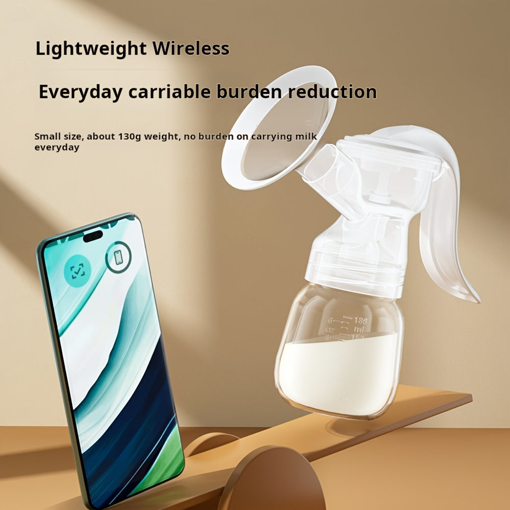 BPA-Free Manual Breast Pump Set for Breastfeeding and Milk Storage 180ml Bottle Nipple