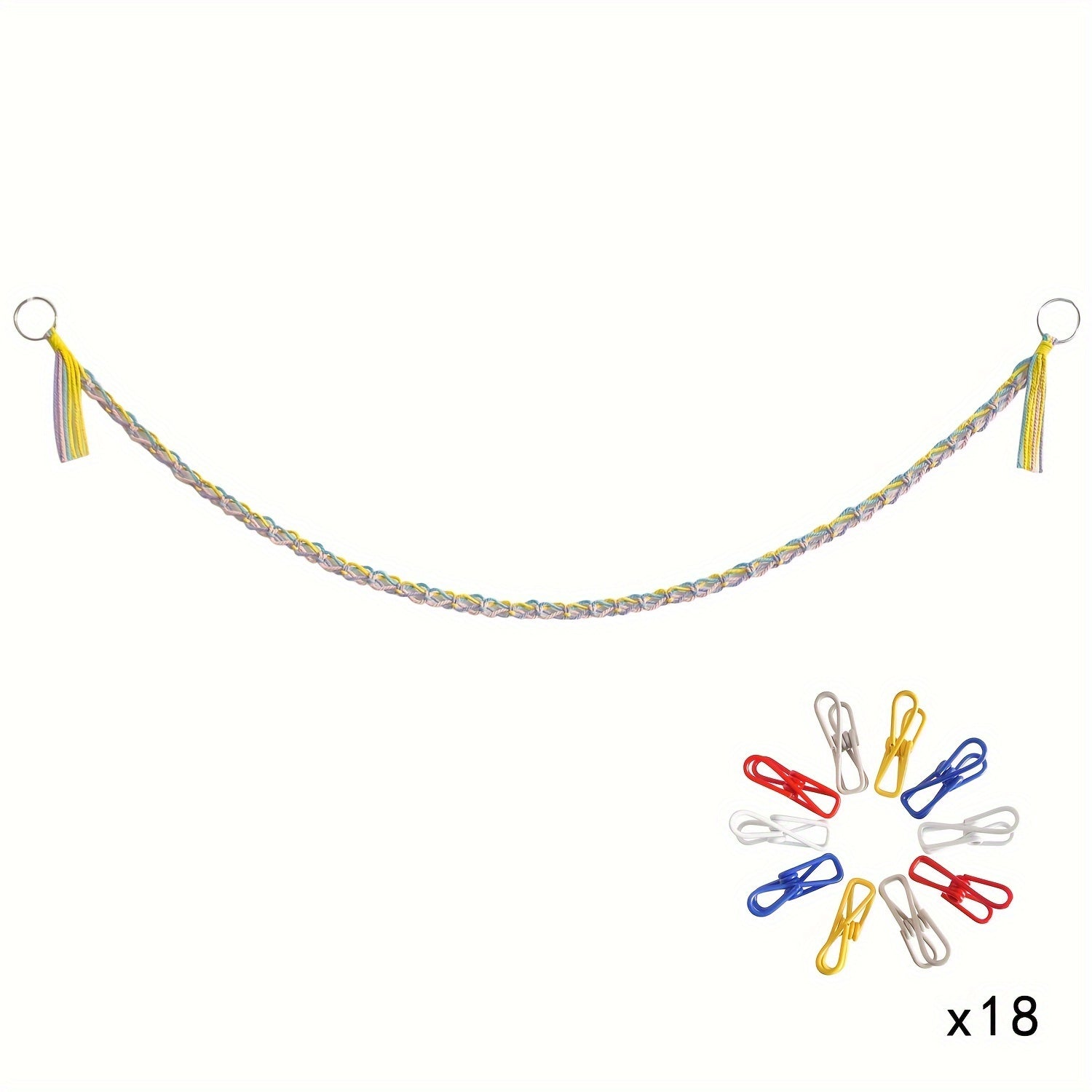 Woven Doll Organizer Hammock Hanging Storage Net for Stuffed Animals Room Decor