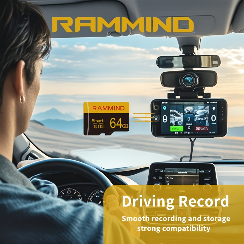 High-Speed U3 Class 10 Memory Card 8GB to 128GB with Adapter for Secure Storage