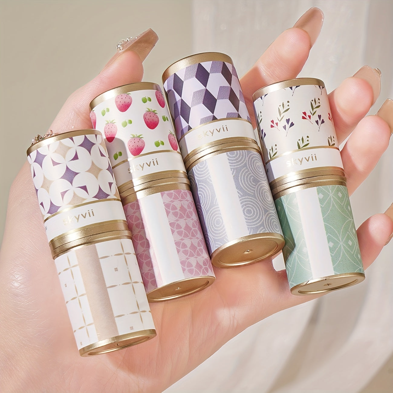 Solid Perfume Stick for Adults with Refreshing Floral Scent 0.5 oz