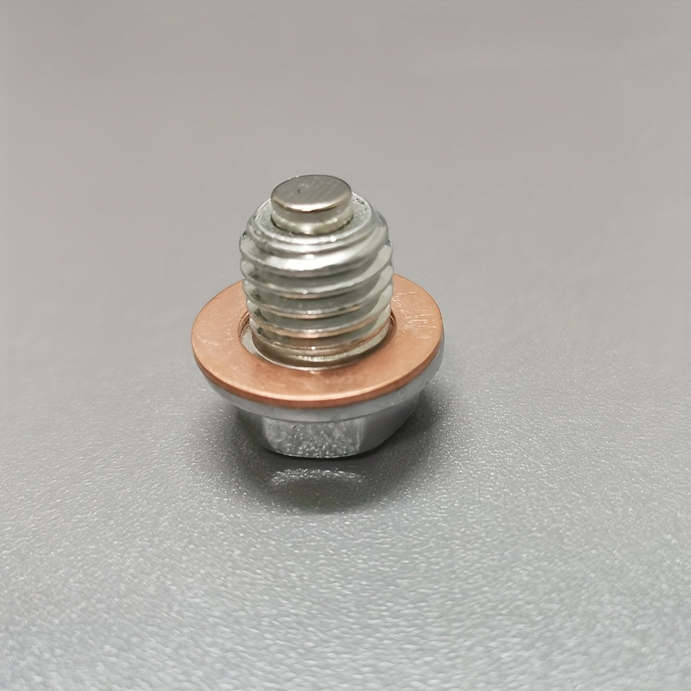 Magnetic Oil Drain Plug M12x1.75 Hex Head for Cars 14mm Size Replacement