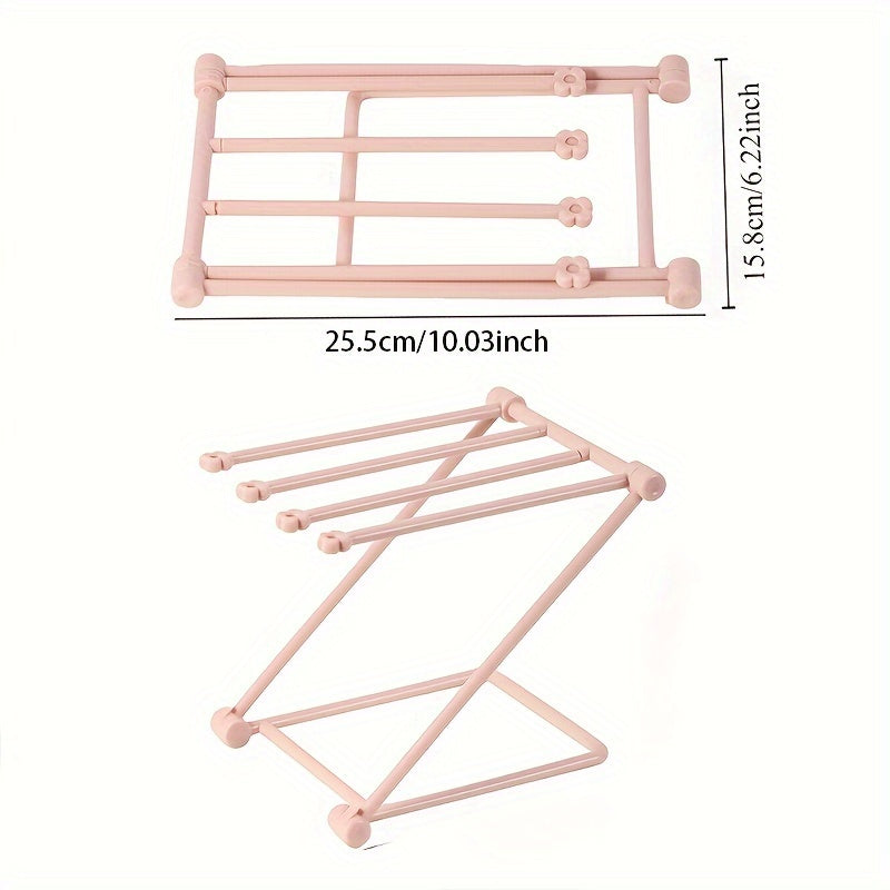 Soch aksessuari tashkilotchisi tokcha devorga o'rnatiladigan saqlash joyi boshbog'lar, kliplar, bukiladigan, portativ