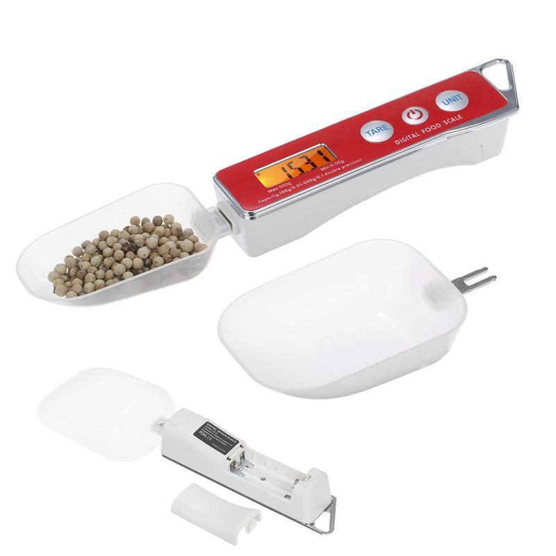 Balanza digital de cuchara 0.01-500g Acero inoxidable Herramienta de medición portátil para cocina