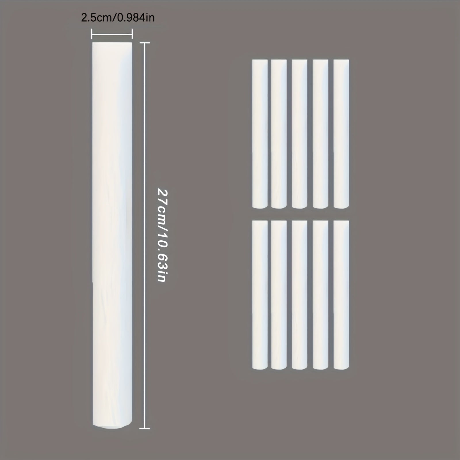 White Foam Sofa Slipcover Tuck Grips 10-Pack Non-Slip Couch Cover Inserts