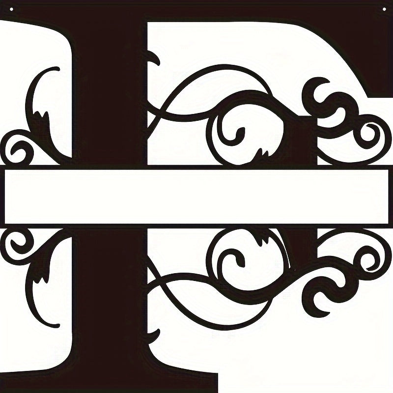 Personalized Metal Family Name Sign Wall Art for Front Entrance or Housewarming Gift