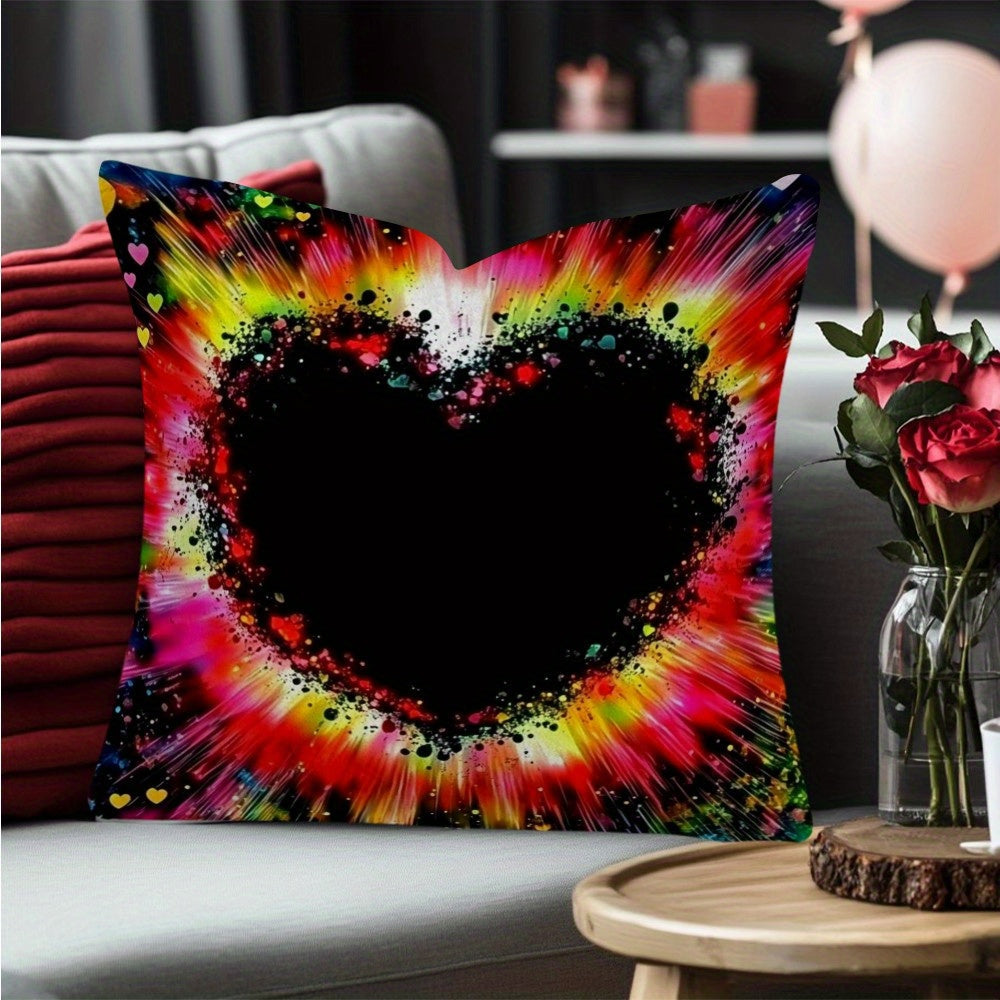 Valentine's Day Heart Square Cushion Cover 45.72cm Home Decor Living Room Bedroom