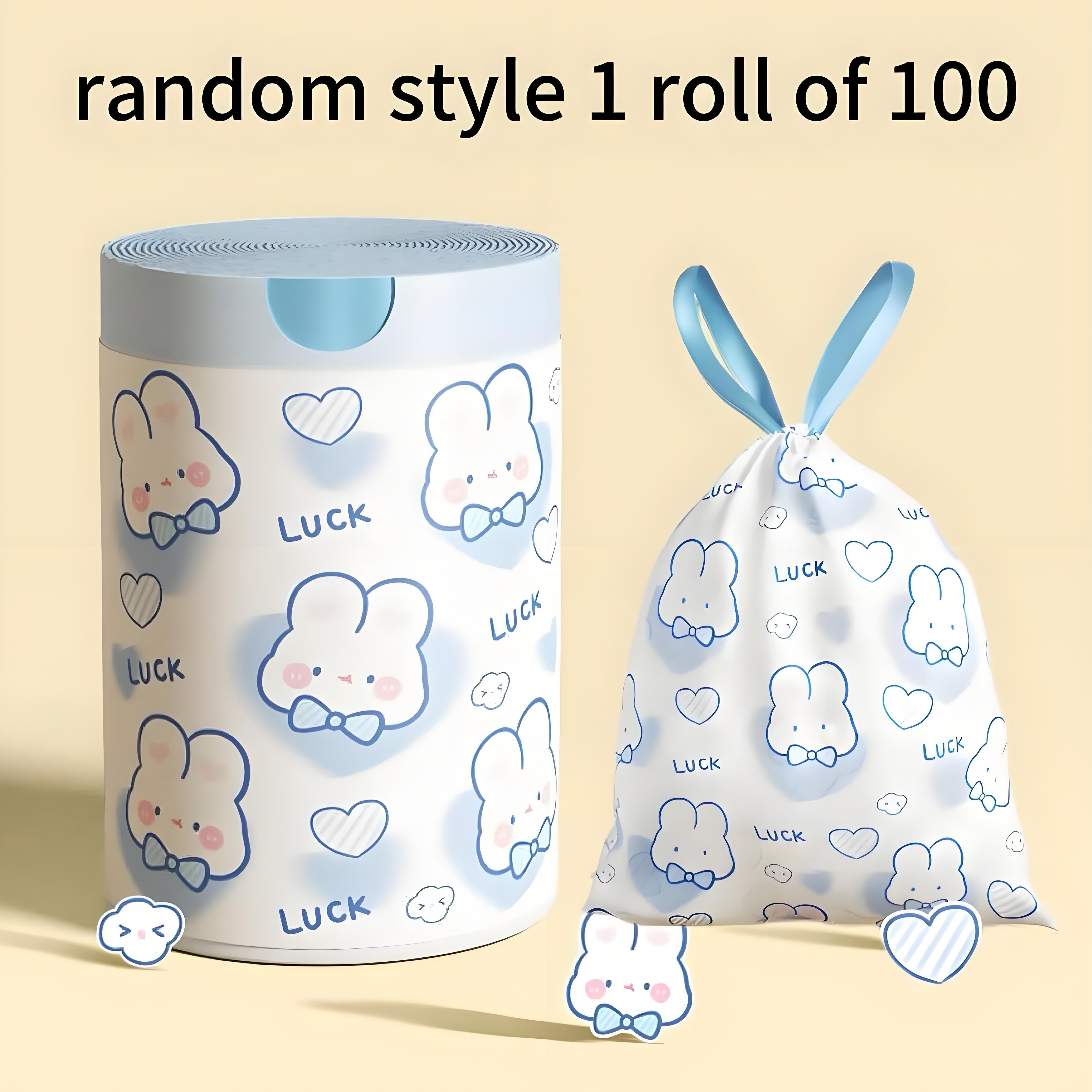 100 ta tortish qoplari - 15.14 L sig‘im, mustahkam plastik material, qulay avtomatik yopilish bilan, uy, ofis va ochiq joylarda turli foydalanish uchun mos - yashash joylari, yotoqxona, hammom va boshqalar uchun ideal.