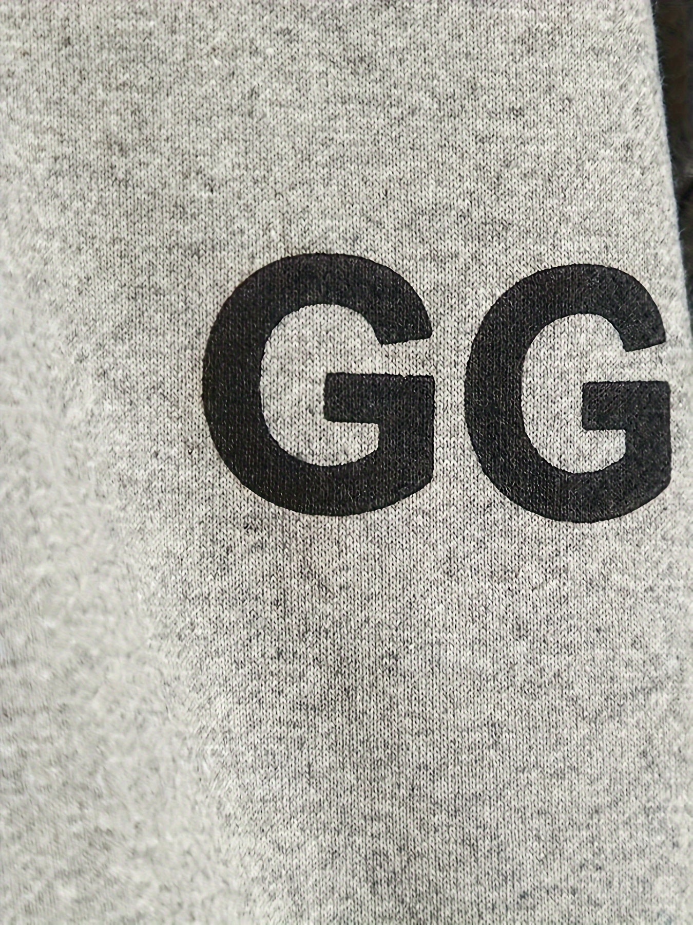 Детский комплект для мальчиков: уличный стиль, свитшот с круглым вырезом и спортивные штаны с карманами и принтом для весны и осени, повседневный уличный стиль